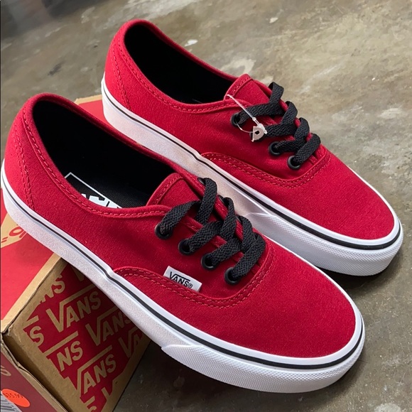 vans authentic red chili